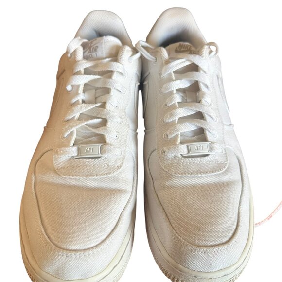 NikeAir Force 1 Low Canvas \'Summit White Men\'s 11 CLEAN-pre-loved main image 11